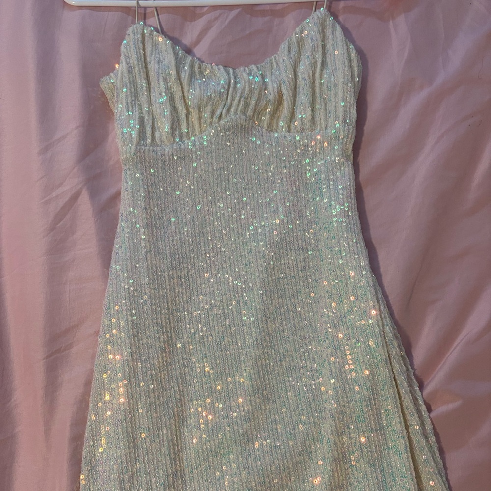 Windsor Gold Sweetheart Mini Sundress